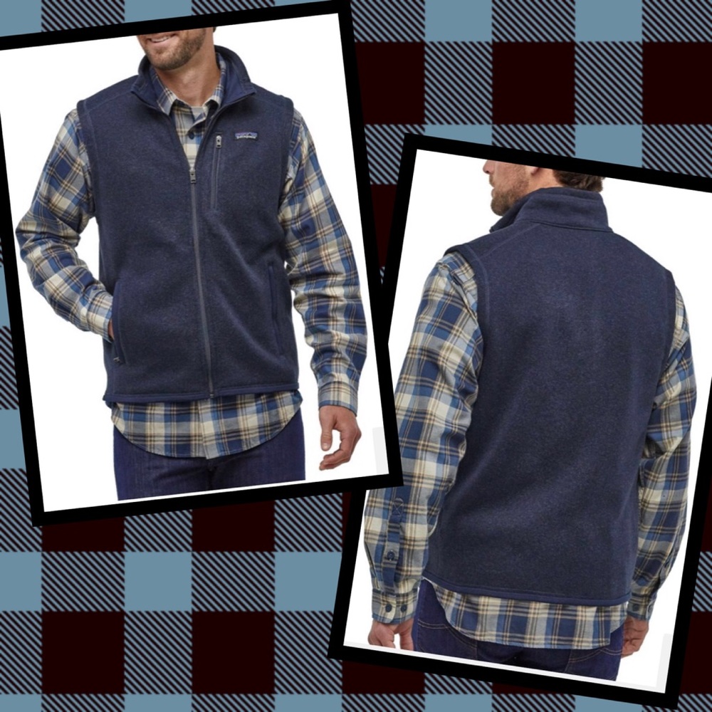 PATAGONIA Better Sweater Fleece Vest Navy Blue M
